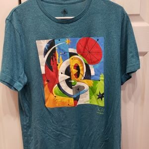 Mickey Mouse Disney Parks Artist Series T-Shirt Dave Keefer large